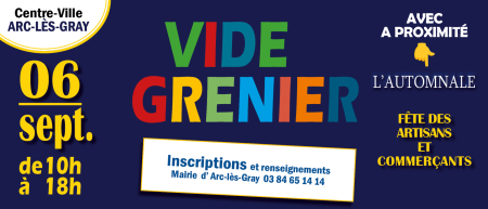 affiche infos Vide grenier