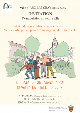 invitation déambulation ville