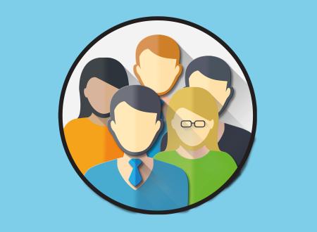 5 têtes femmes et hommes