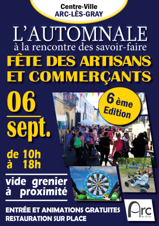 affiche avec jeux et visiteurs