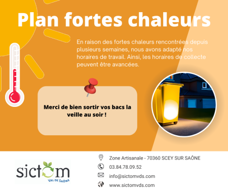 AFFICHE PLAN FORTES CHALEURS