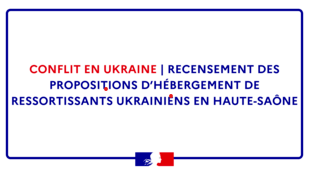 Texte d'actualité conflit en Ukraine de la préfecture